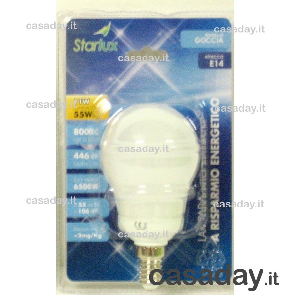 LAMPADINA RISPARMIO ENERGIA 20W 